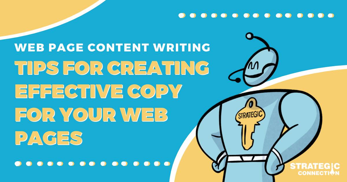 Tips for Creating Effective Copy for Your Web Pages