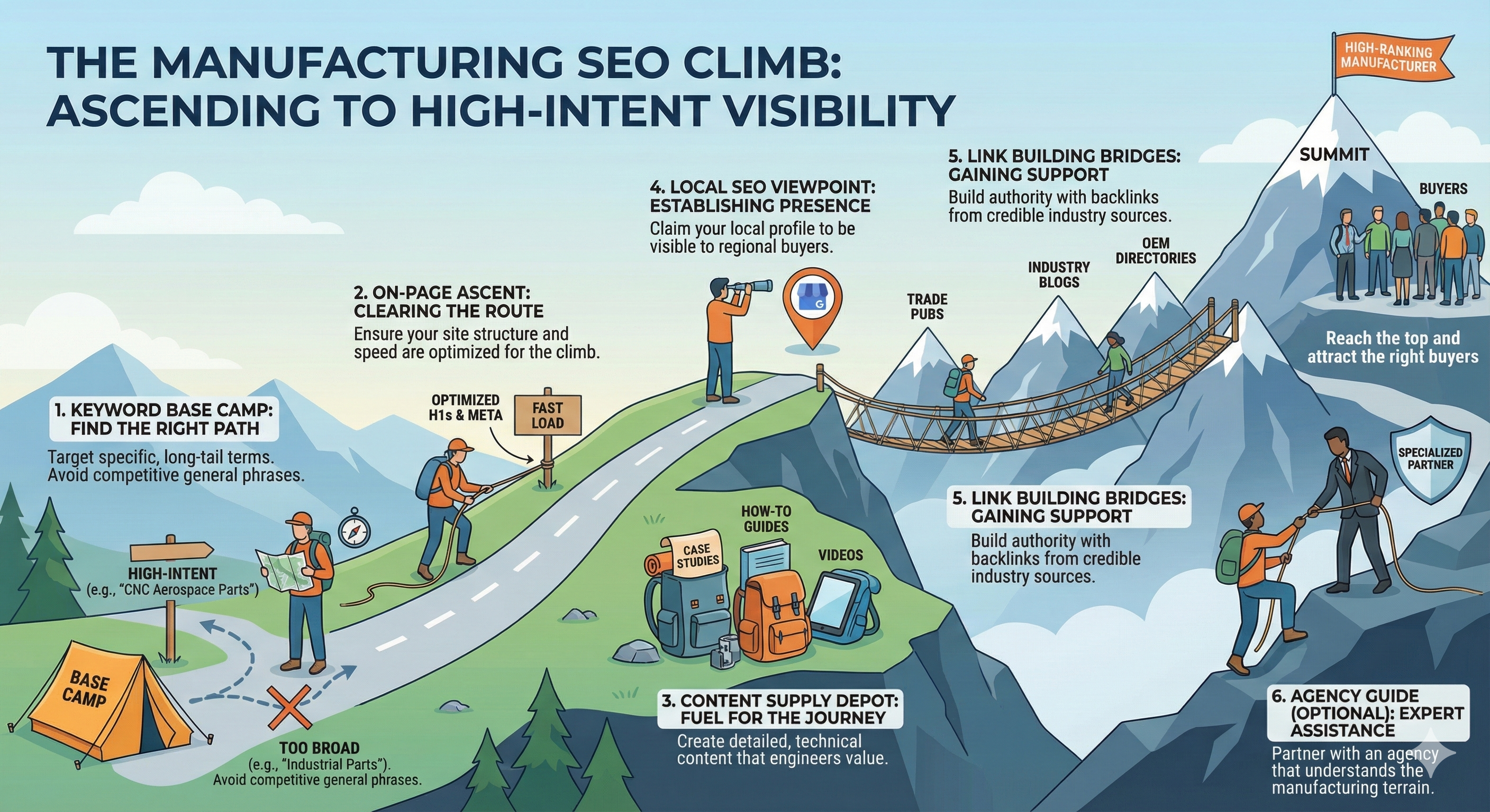 Manufacturing SEO Strategy: How to Rank for High-Intent Industrial Keywords