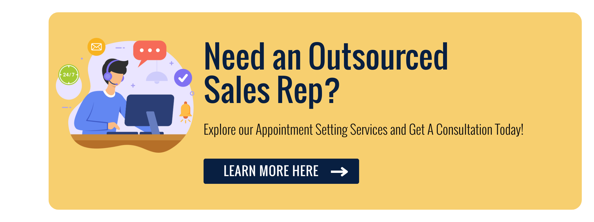 Need an Outsourced Sales Rep