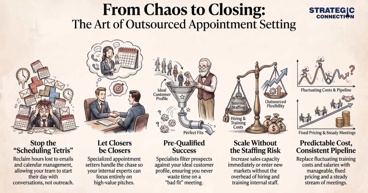 From Chaos to Closing: The Art of Outsourced Appointment Setting