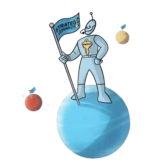 Planet Guy Landing Logo
